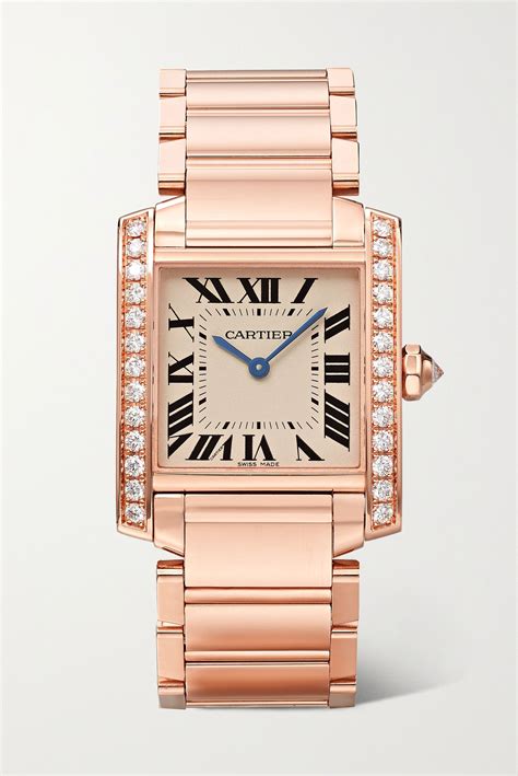 cartier tank watch rose gold|cartier tank vintage.